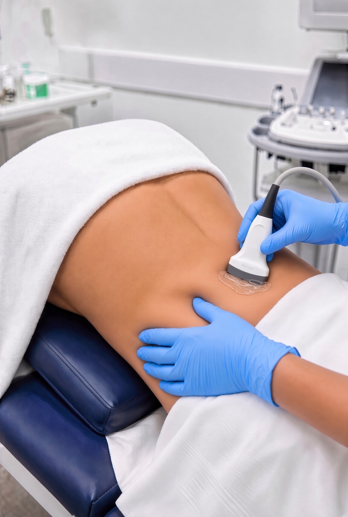 Cavitation treatment in progress at SonuSculpt